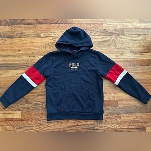Polo Ralph Lauren Seasonal Hoodie Fleece Sweatshirt Youth Size XL (18-20)